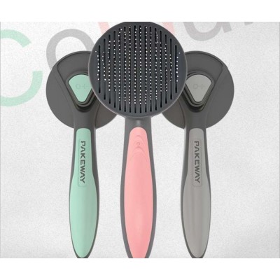 Self Cleaning Slicker Brush Shedding Grooming Tool Pet Brush for Dog Cat and Pets