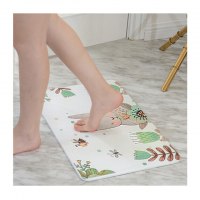 Color Printing Stone Pattern Absorbent Diatomite Bath Mat 390*600mm