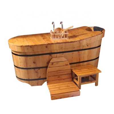 chinese cedar wooden bathtub japan